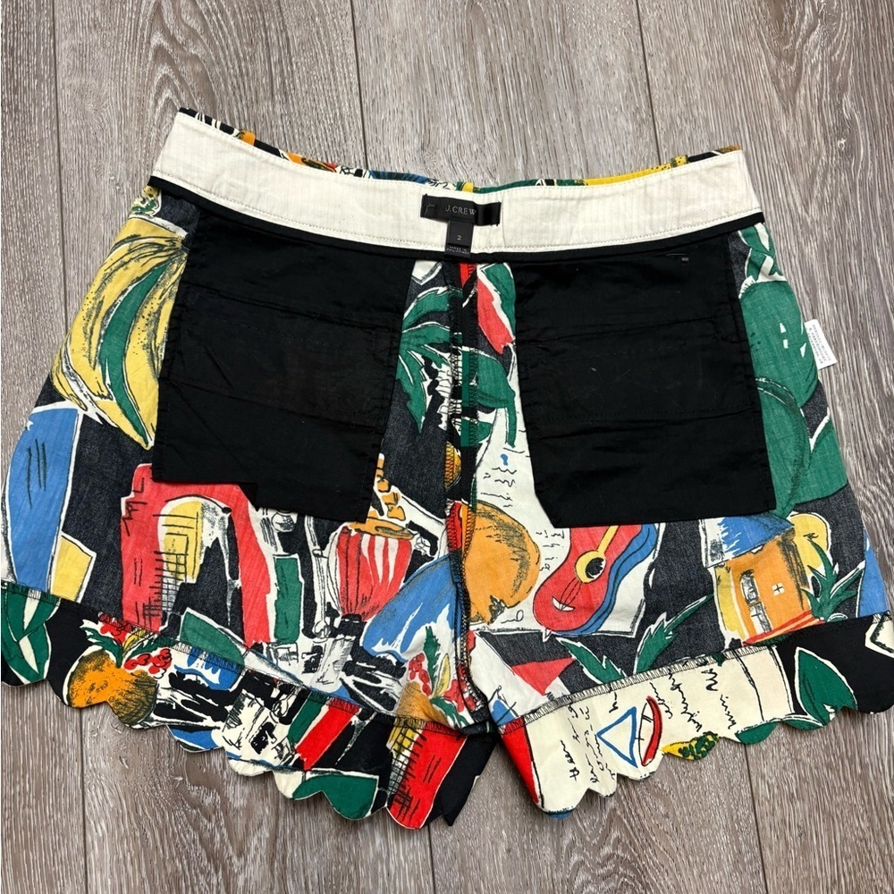 J crew colorful Patterned Women Shorts - Picture 6 of 13